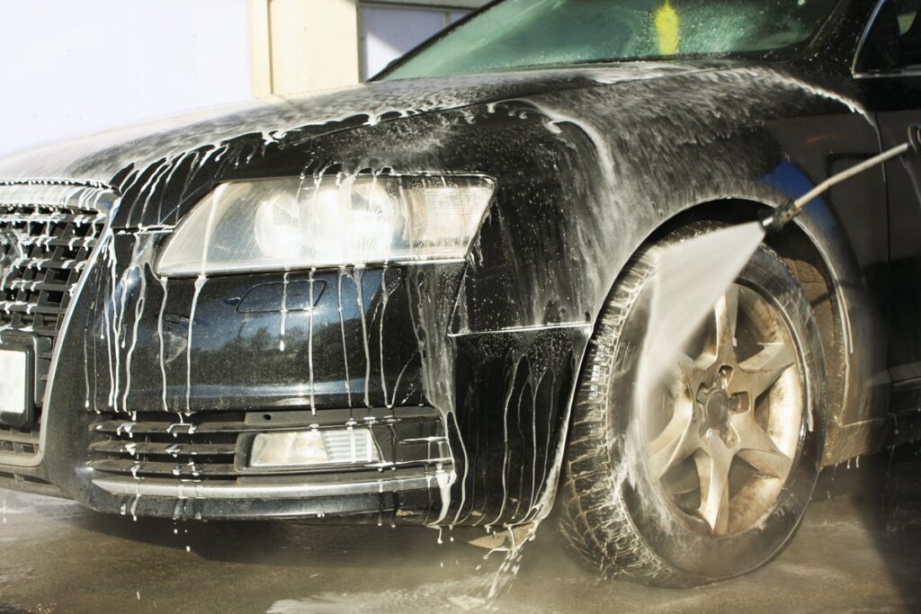 garden centre car wash in Stafford